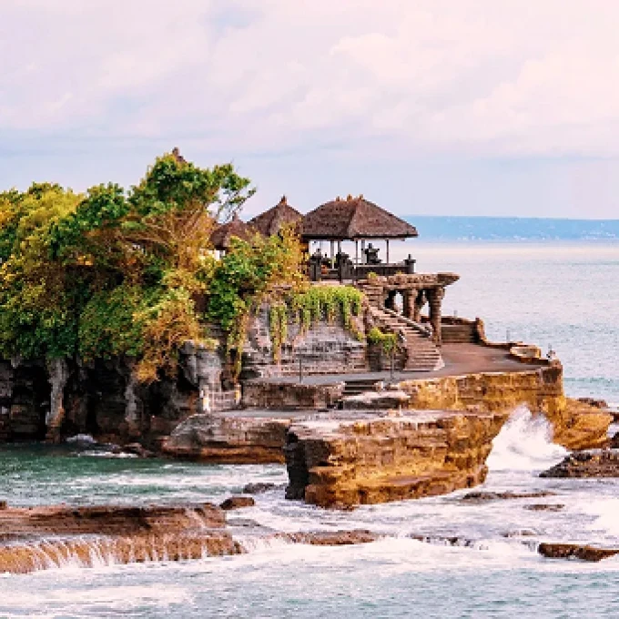 Sunset at Tanah Lot Temple